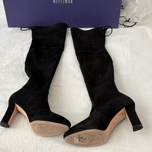 Stuart Weitzman Black Over-the-Knee Boots